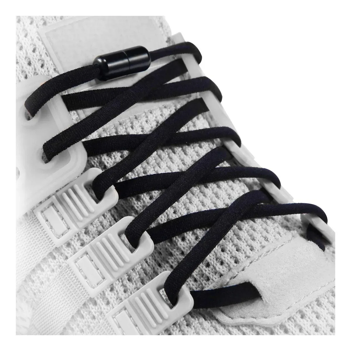 Cadarços elásticos para adultos e crianças, Anci. 02-black