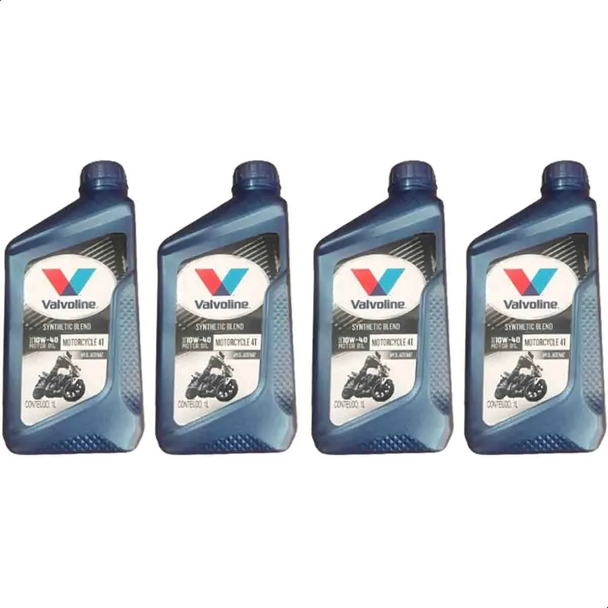 Kit 4 Oleo Motor Valvoline 10w40 Semissintetico 4 Litros