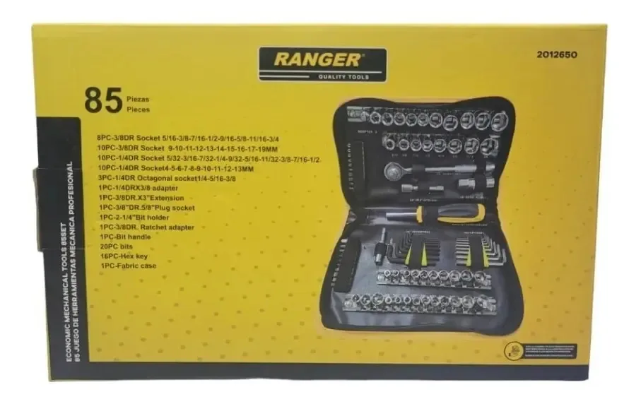 Conjunto de ferramentas de 85 peças, Ranger
