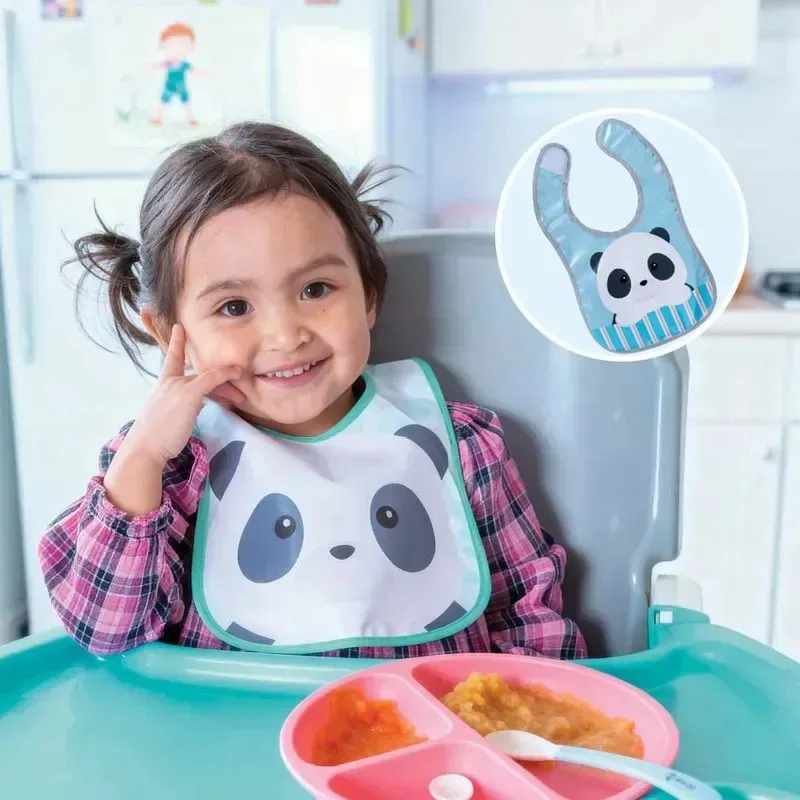 Conjunto de 2 babadores Duo Panda Concord