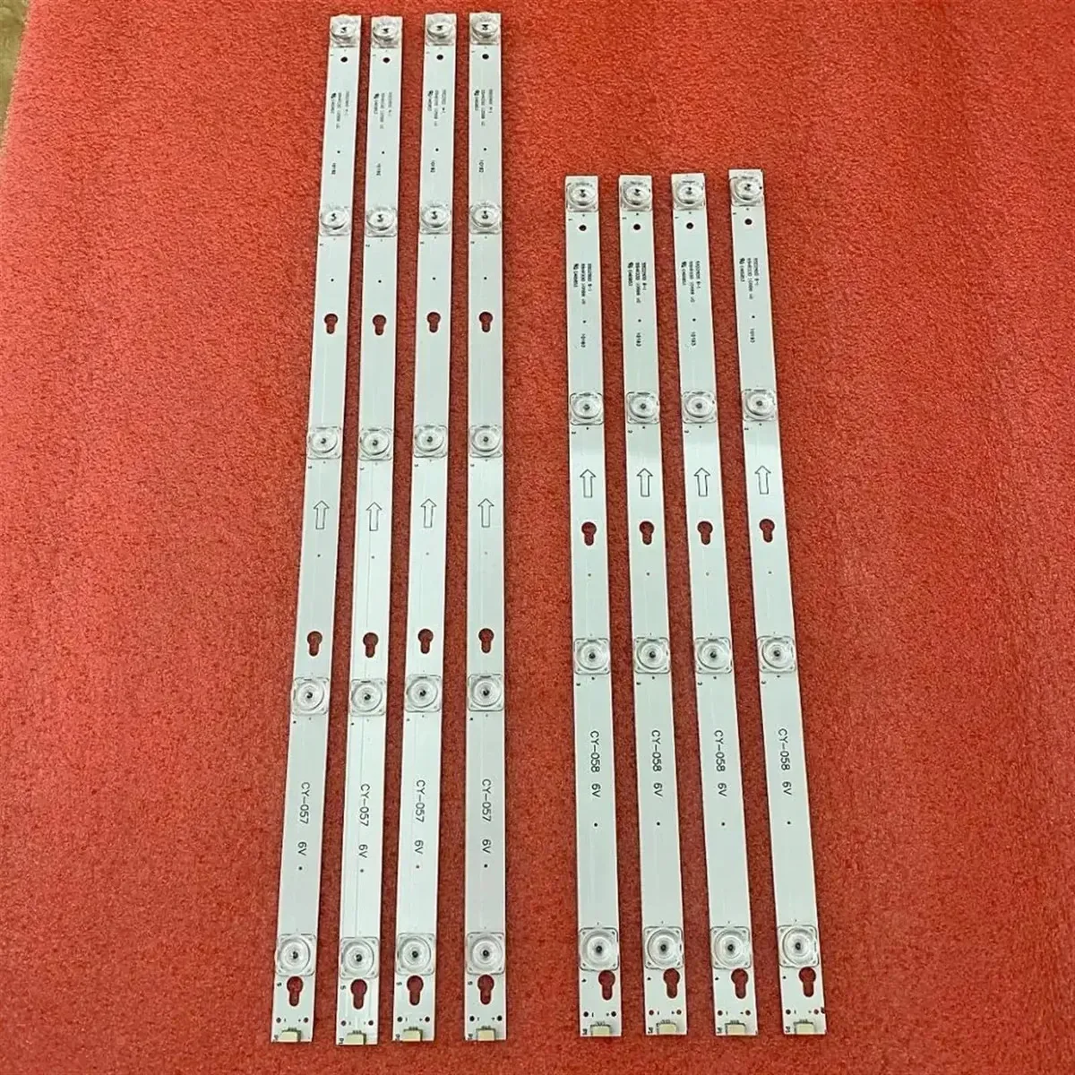 Barra de LED Gerrit de 8 peças para TV 55s4900 U55p6006 55uc6426 55s405 55s401 L55p2-Udn Tot 55d2900 L55s4900fs L55s4900 L55e5800a
