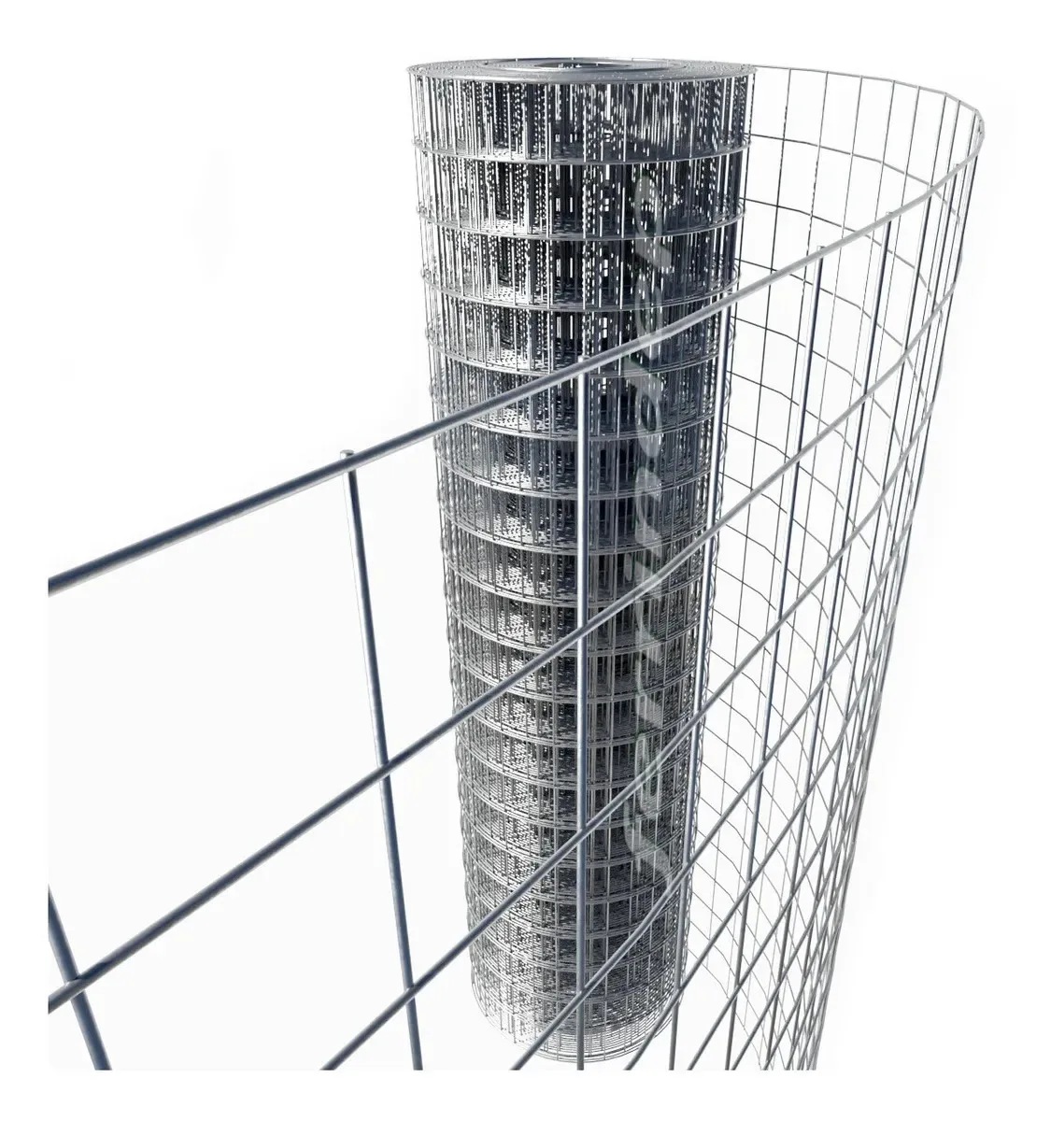 Malha eletrossoldada 50x50mm 2mm 16mts Galv Wire