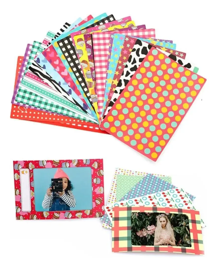 Adesivo Moldura Para Foto Instax Mini - 20 Unidades
