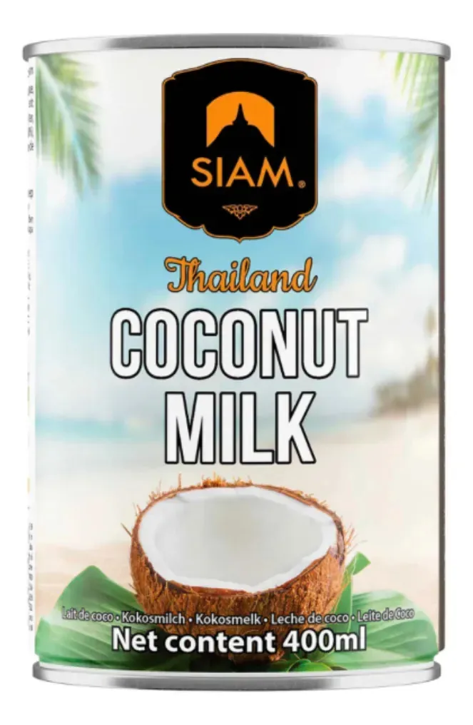 Leite De Coco Siam Lata 400ml Thailand