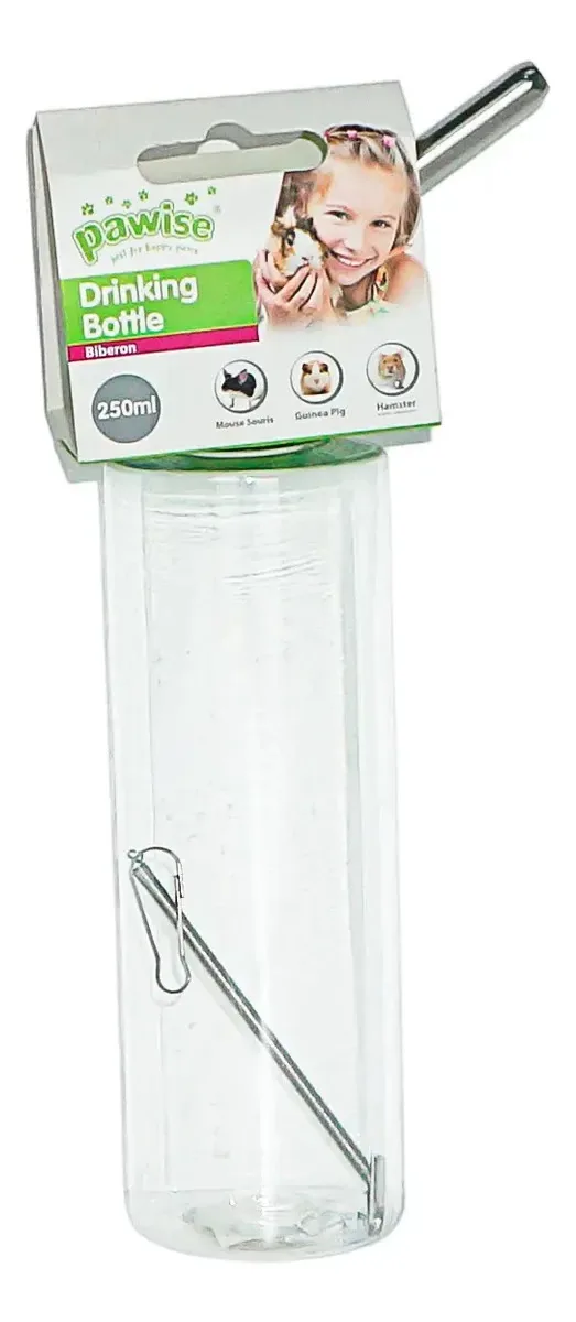 Bebedouro De Bilha Pawise Para Roedores - Tam M - 250ml Cor Azul