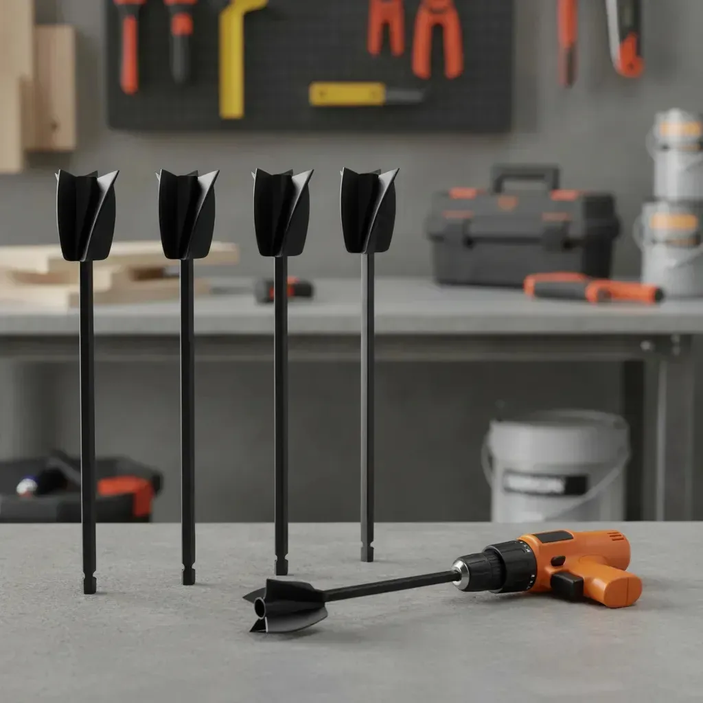 Conjunto de 4 misturadores de resina para liquidificador acessório