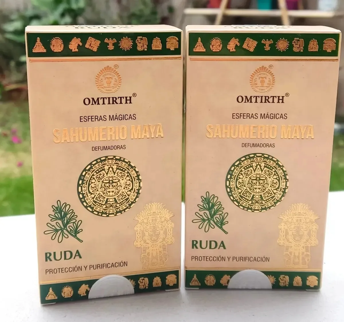 Sahumerio Maya Ruda Proteção e Purificação 8 Bolas de Ruda