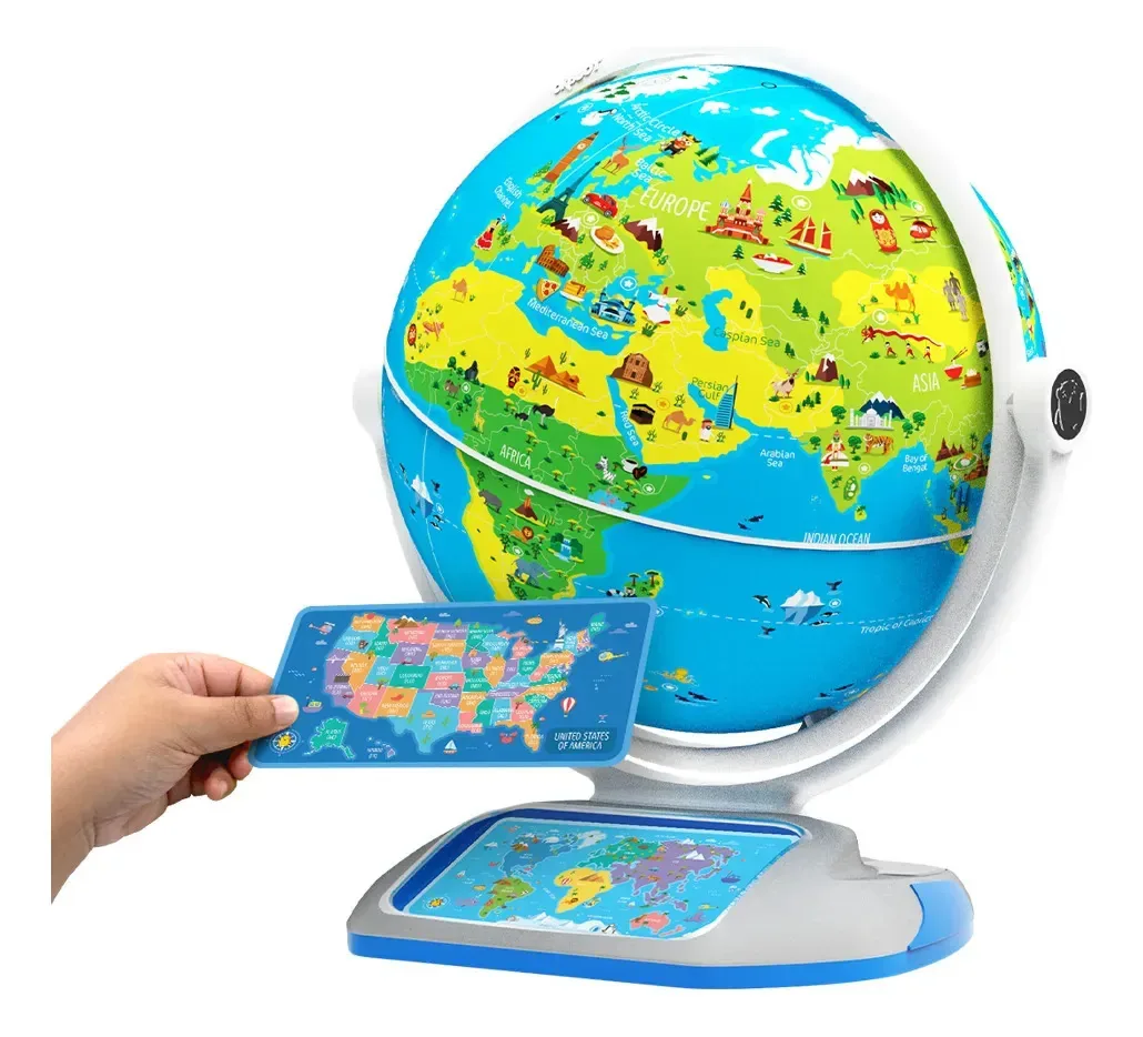 Tablet interativo de realidade aumentada Earth Globe Lights Earth Globe Water