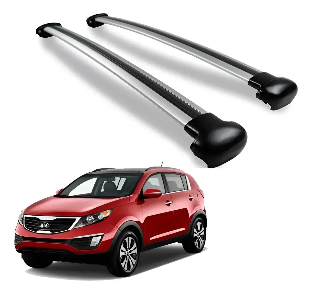 Travessa de Teto Projecar para Kia New Sportage Prata