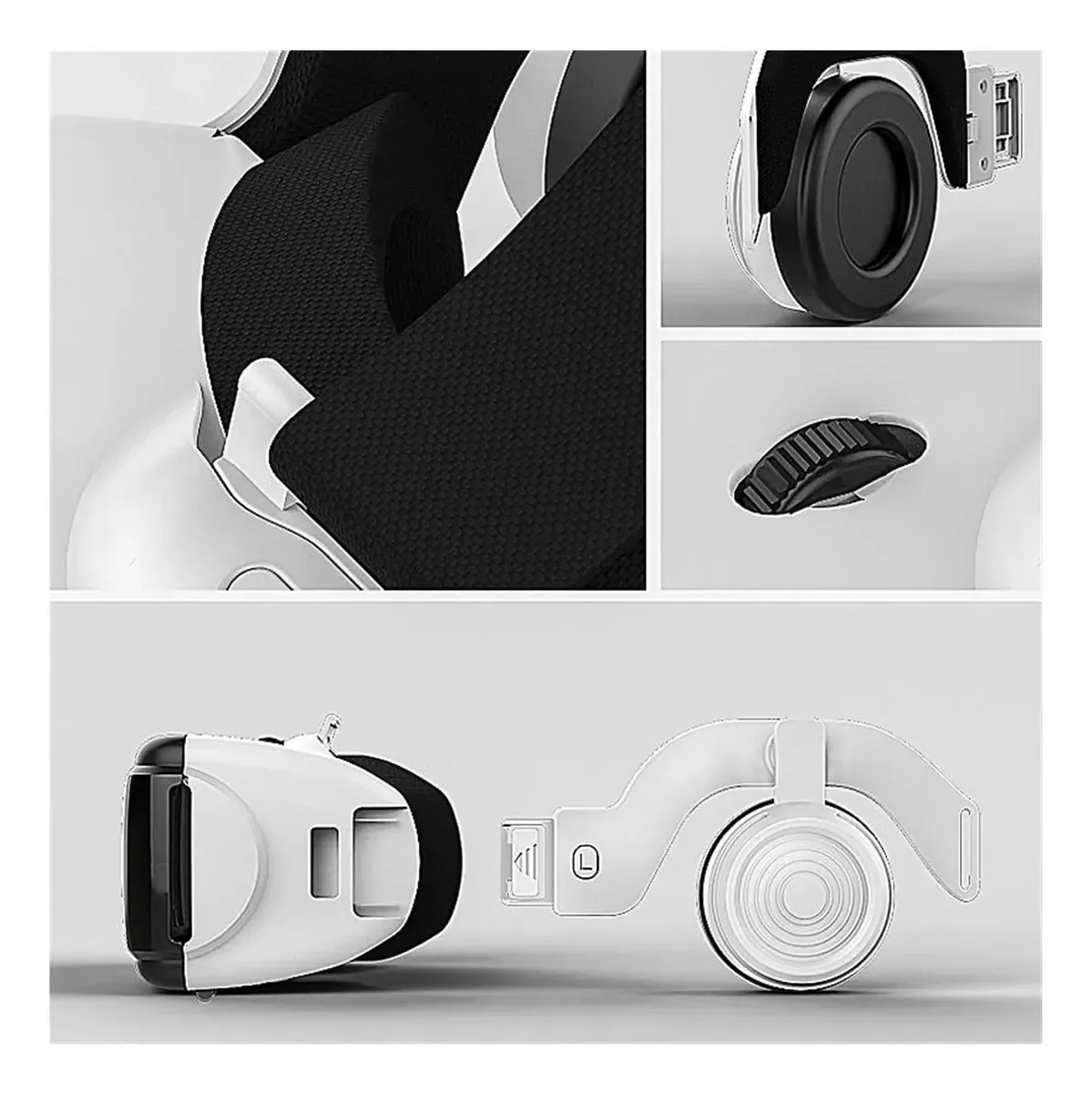Óculos 3D elegantes com sedimentos, óculos modificados de realidade virtual juntos para realidade virtual personalizada, óculos 3D, filmes em HD VR, realistas, aumentados