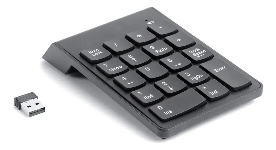 Mini teclado mecânico, teclado sem fio latino-americano