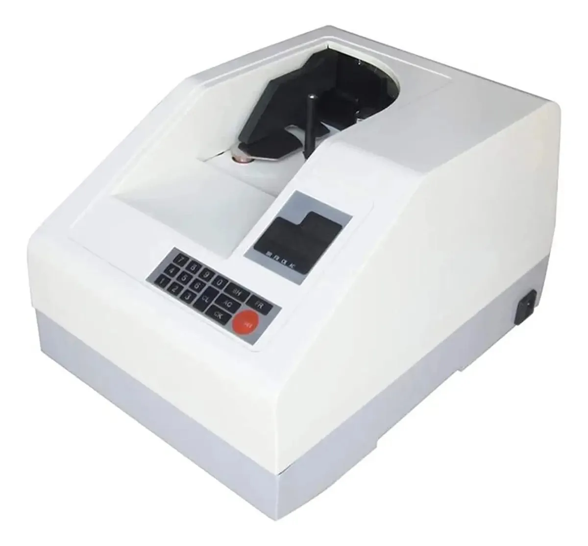 Contador de dinheiro Qinersaw Money Counter Vacuum Suction Money Counter Tela LCD Contadores de dinheiro Contadores Máquina detectora de falsificações Máquina de contagem de dinheiro (várias moedas)