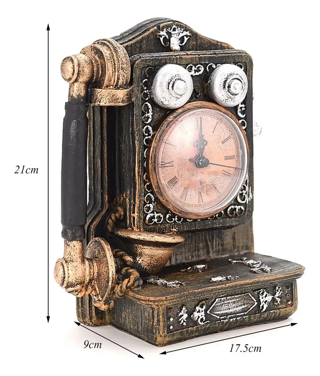 Telefone fixo retrô Uwerebfm, modelo vintage, decoração de telefone antigo, adereços para fotografia de moda, telefone decorativo clássico antigo para