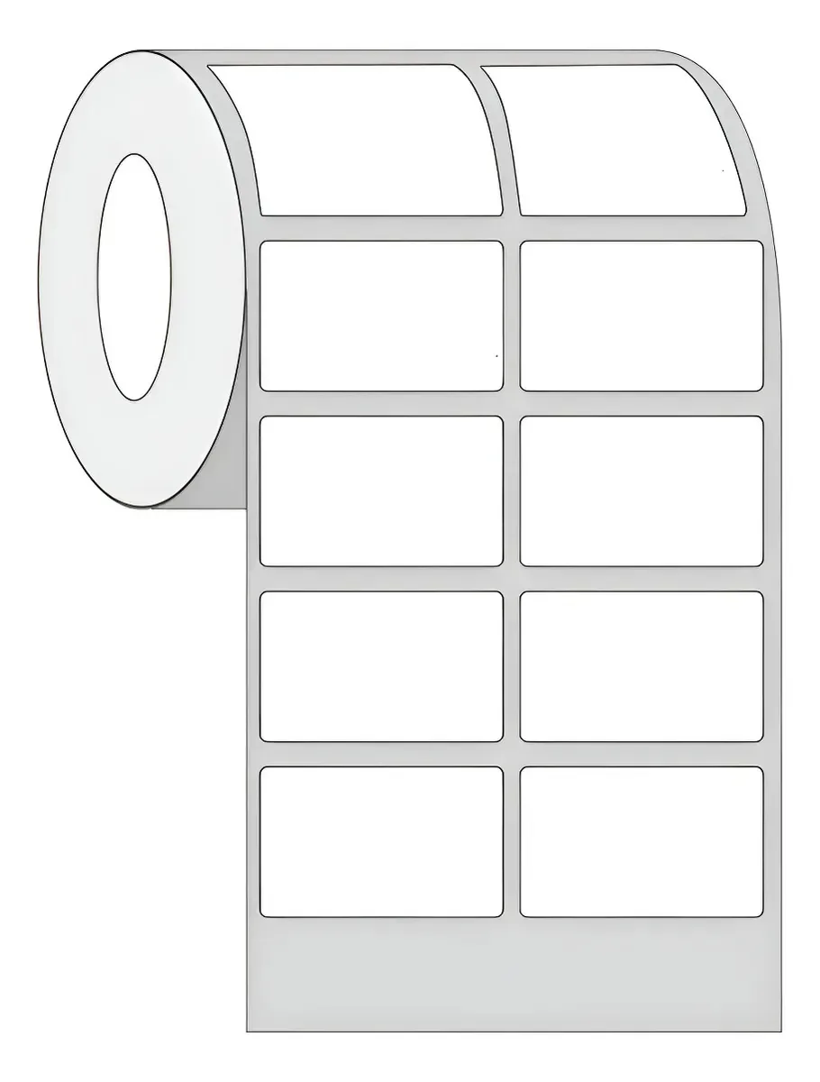 Etiqueta Térmica 40x25 2 Colunas Mm Full Branco