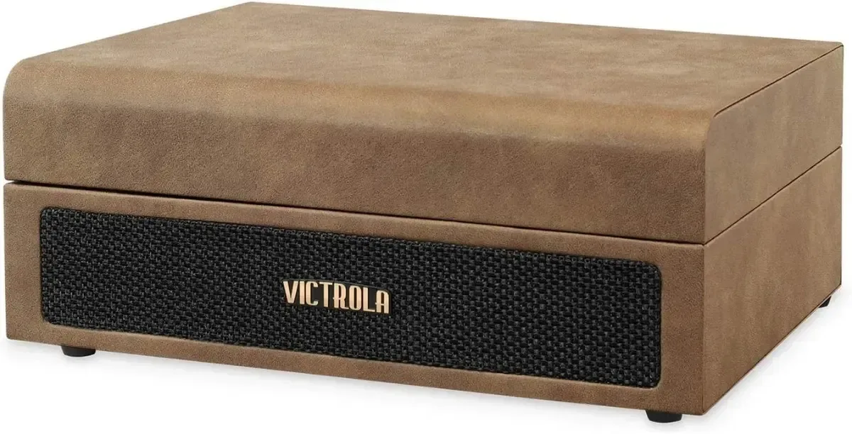 Capa Bluetooth para toca-discos portátil Mod 580 Color Coffee