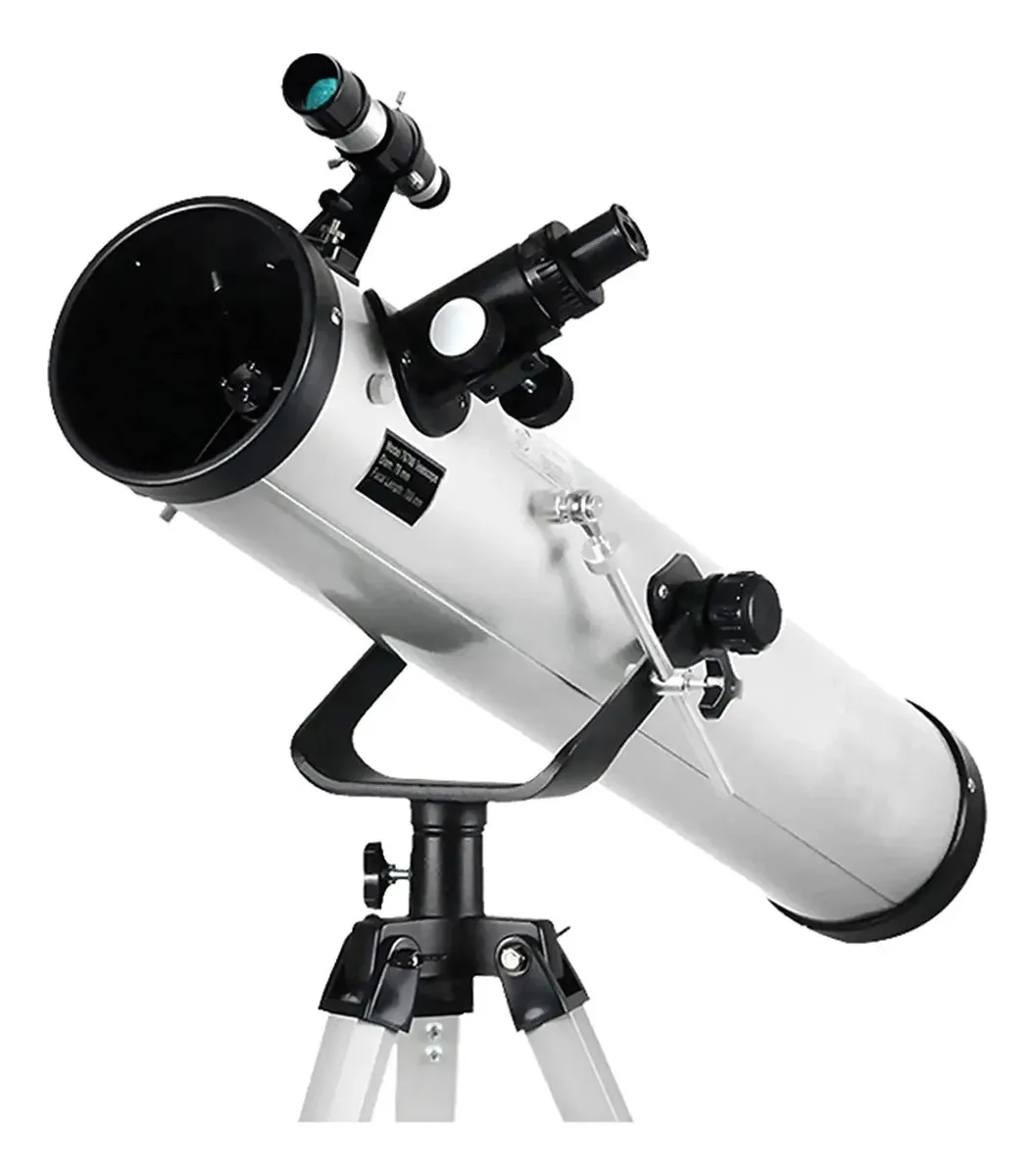 Telescópios Yaosher para astronomia, telescópio para crianças e iniciantes, telescópio de reflexão de calibre 125 mm, telescópio com tripé ajustável e localizador 5x24
