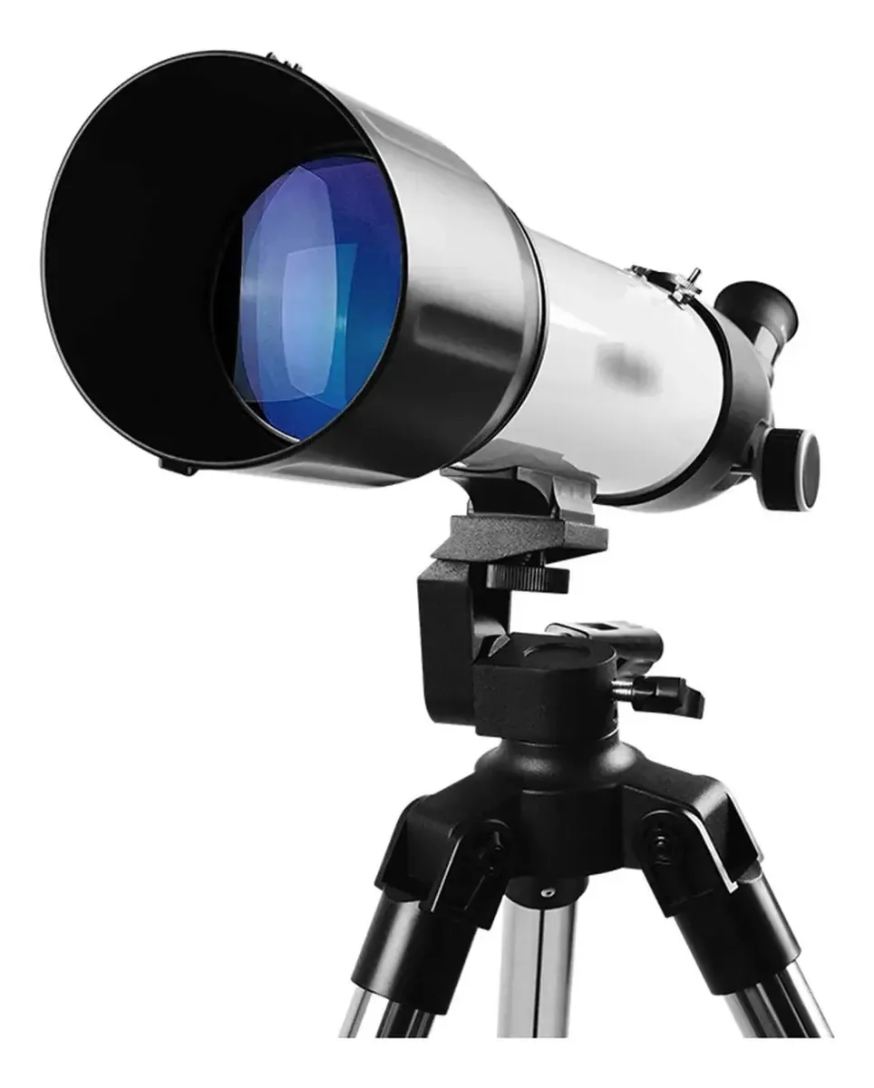 Telescópios Yaosher para adultos, telescópio refrator astronômico, telescópio de viagem portátil com bolsa de transporte, tripé de altura ajustável, óptica multicamada