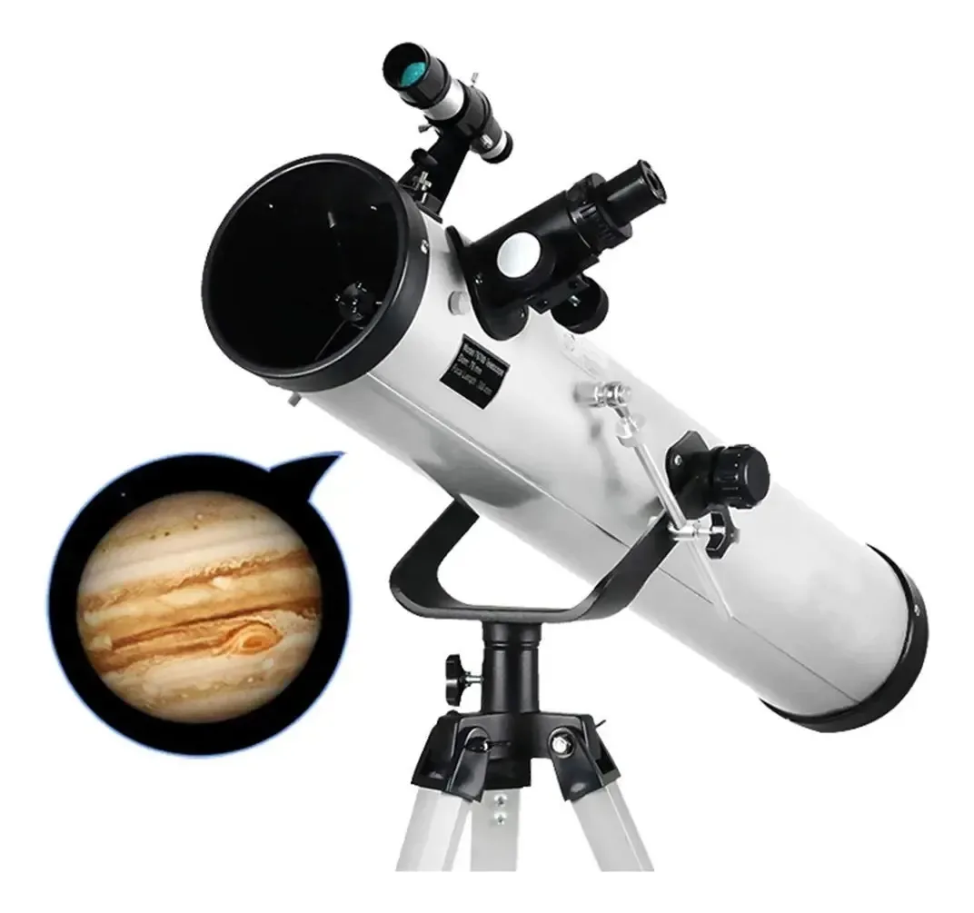 Telescópio de reflexão Yaosher de calibre 125 mm, telescópios para astronomia, telescópio com tripé ajustável e localizador 5x24, o melhor em astronomia, para iniciantes, adultos e crianças