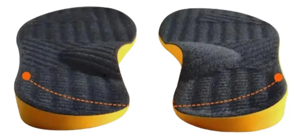 Palmilhas ortopédicas Supinator Footprint Hollow Foot 39-40 Black