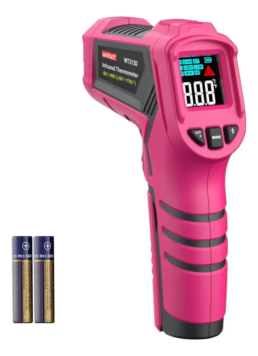 Pistola de termômetro infravermelho digital Wintact Wt313b