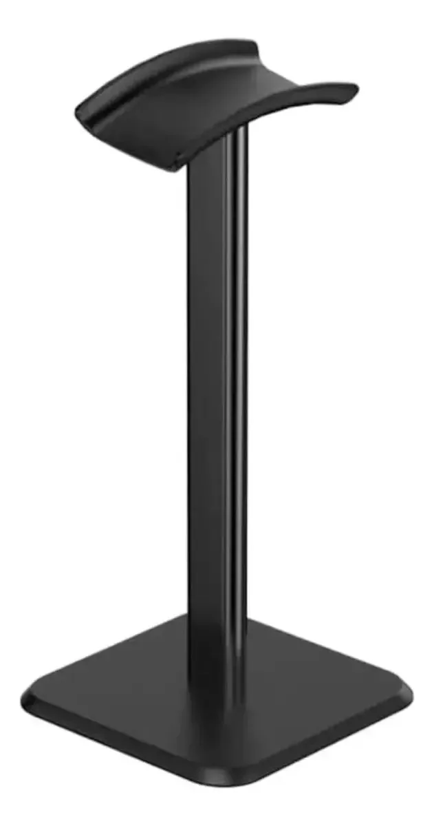 Suporte de fone de ouvido Alloy Headphone Stand Rack Stand Gamer Suporte de fone de ouvido de alumínio para fones de ouvido (cor: preto, tamanho: uma peça)
