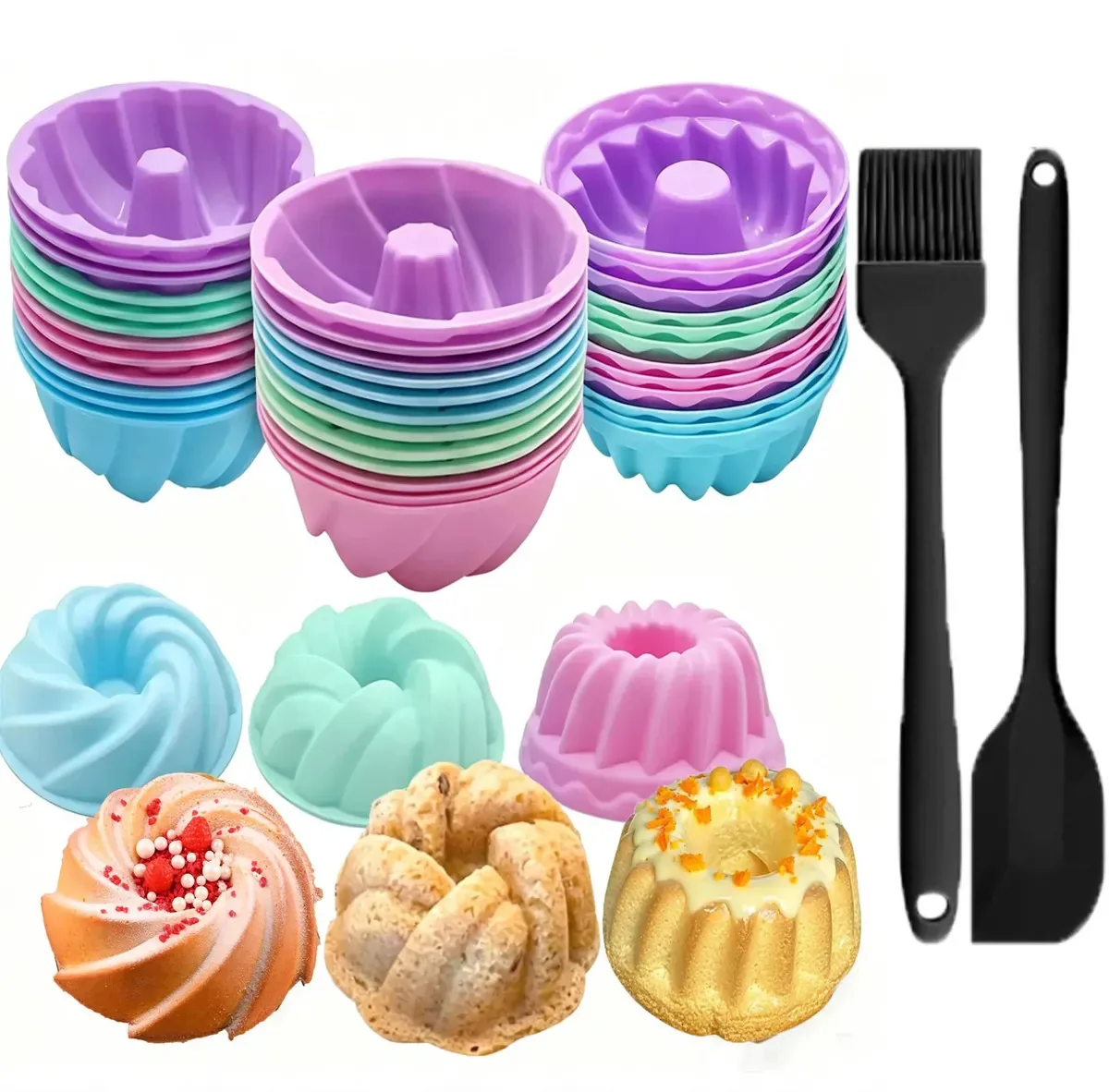 Moldes de rosca de silicone
