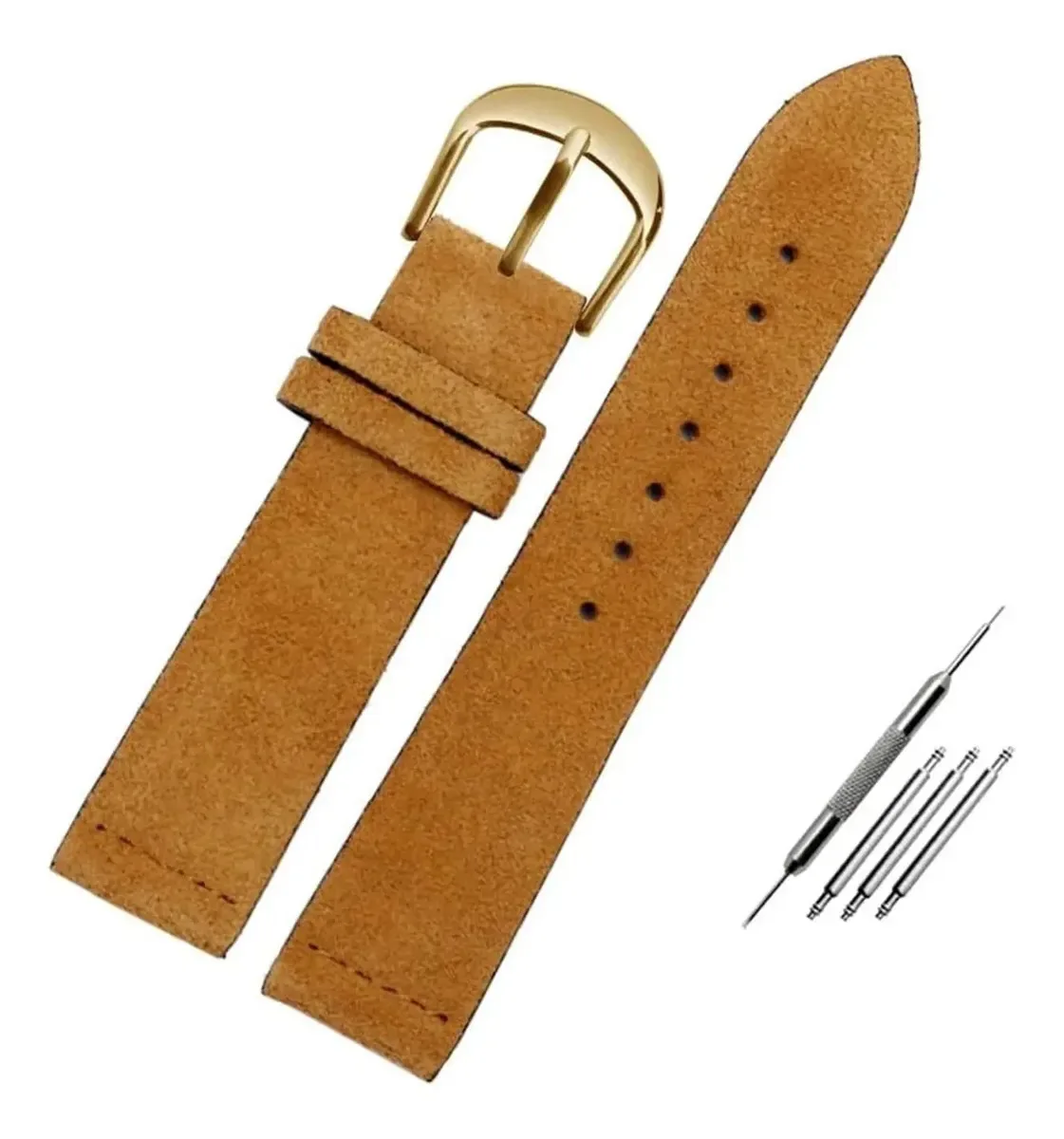 Pulseiras de relógio de liberação rápida para mulheres e homens, pulseiras elásticas de reposição, pulseira de couro vintage feita à mão de 0,630 pol/0,709 pol/0,787 pol/0,866 polegadas preta/verde