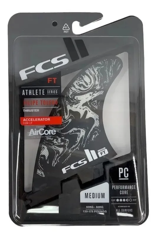 3 Quilhas Fcs 2 Filipe Toledo Performance Core Aircore