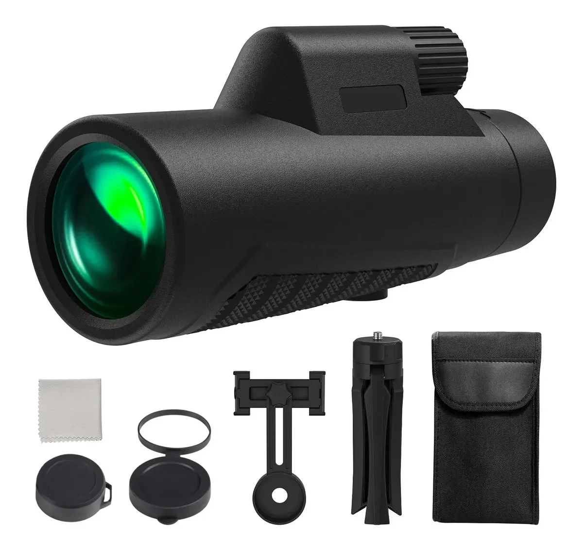 Monóculo Profissional 10x42 Alta Potência Zoom Hd Longo Alcance Ideal Para Observação De Aves Caça Birdwatching Astronomia Trilhas Camping E Atividades Ao Ar Livre Resistente E Ergonômico