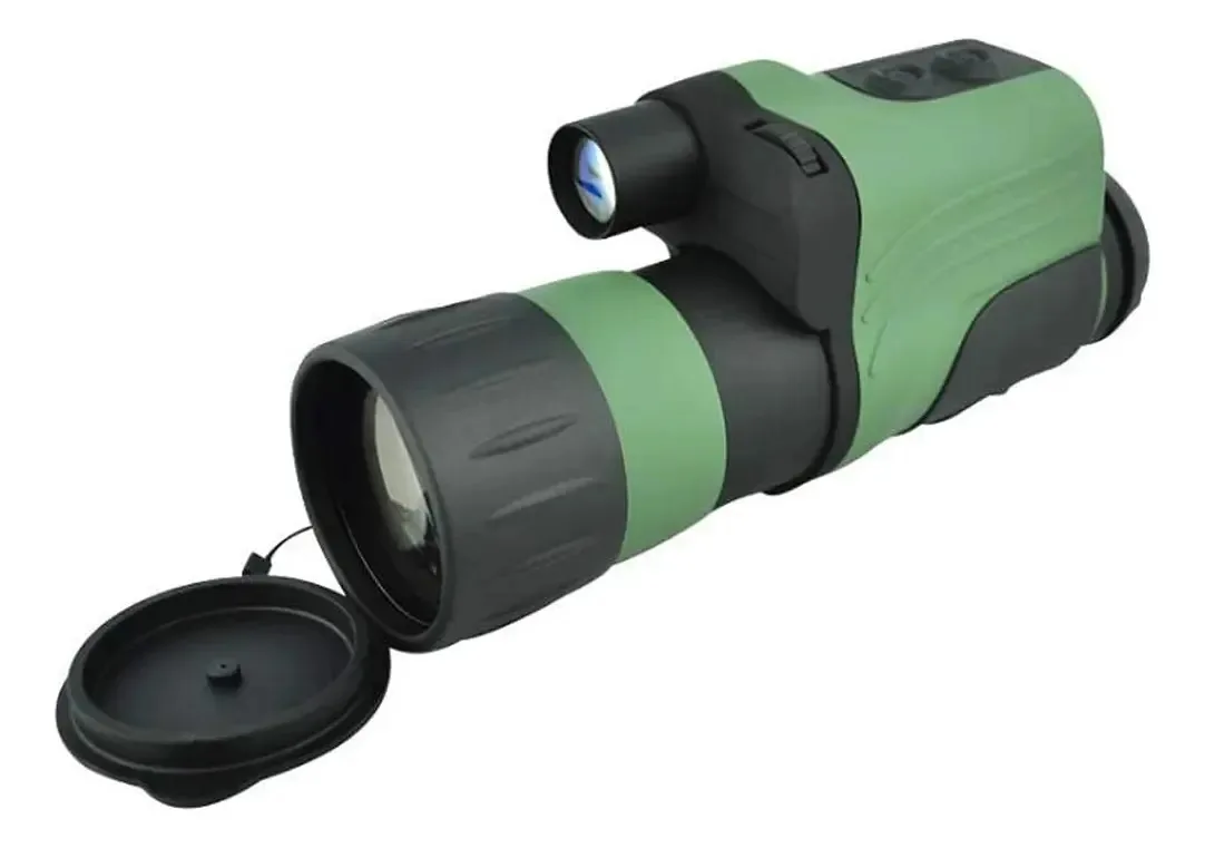 Telescópios monoculares digitais, telescópios HD M01-4x50 com função de visão noturna, pequenos e leves, para observação de pássaros, caminhadas, turismo, com pano de limpeza e bolsa de transporte