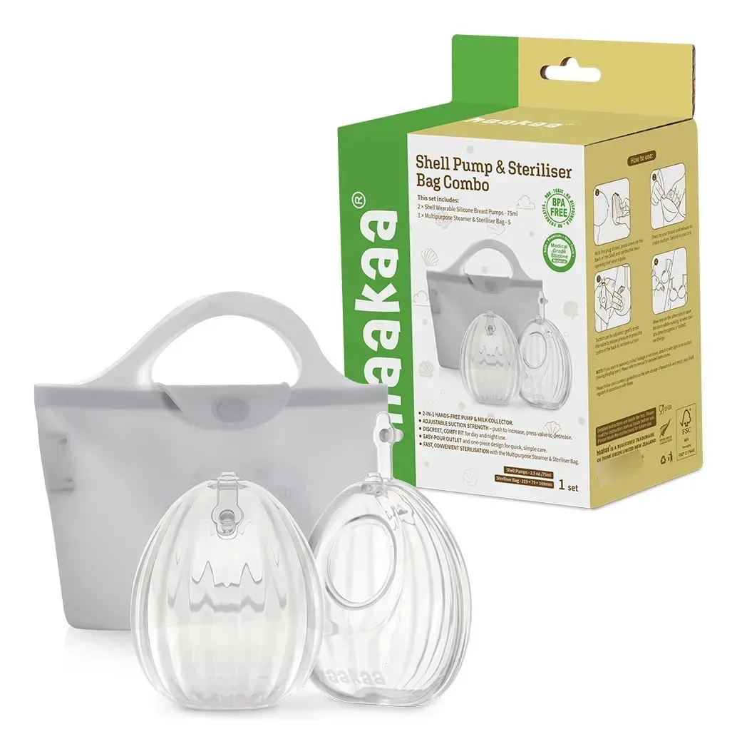 Conjunto de 2 sacos esterilizadores Shell de 75 ml e 750 ml