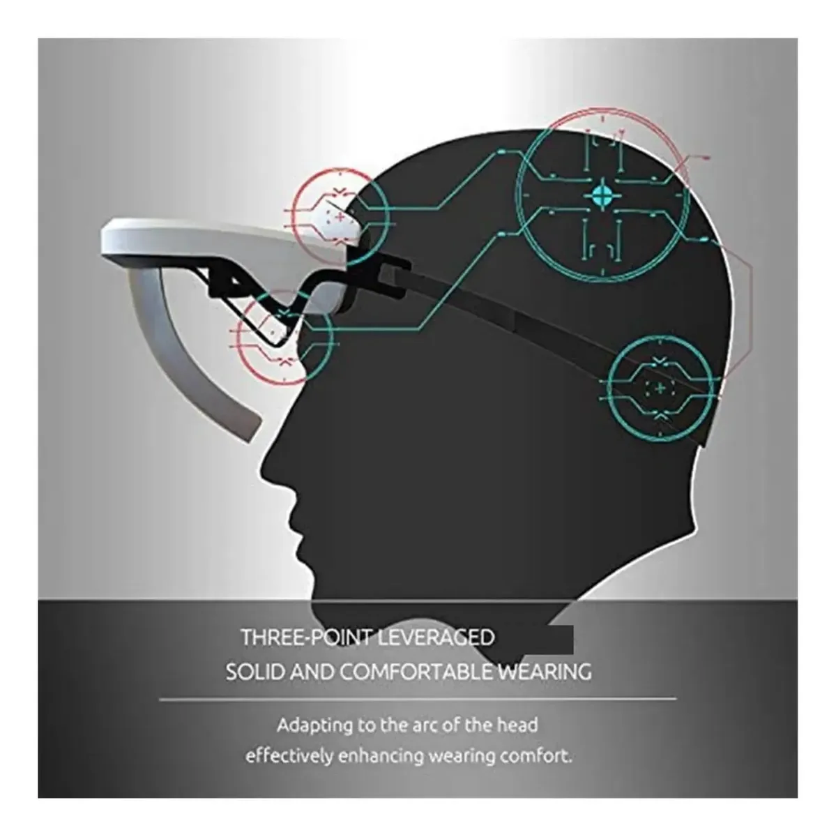 Realidade Aumentada Saturada em Vídeo 3D, Headset de RA para Smartphones, Óculos de RA, Óculos de RV, Vídeo 3D e Jogos de Realidade Aumentada