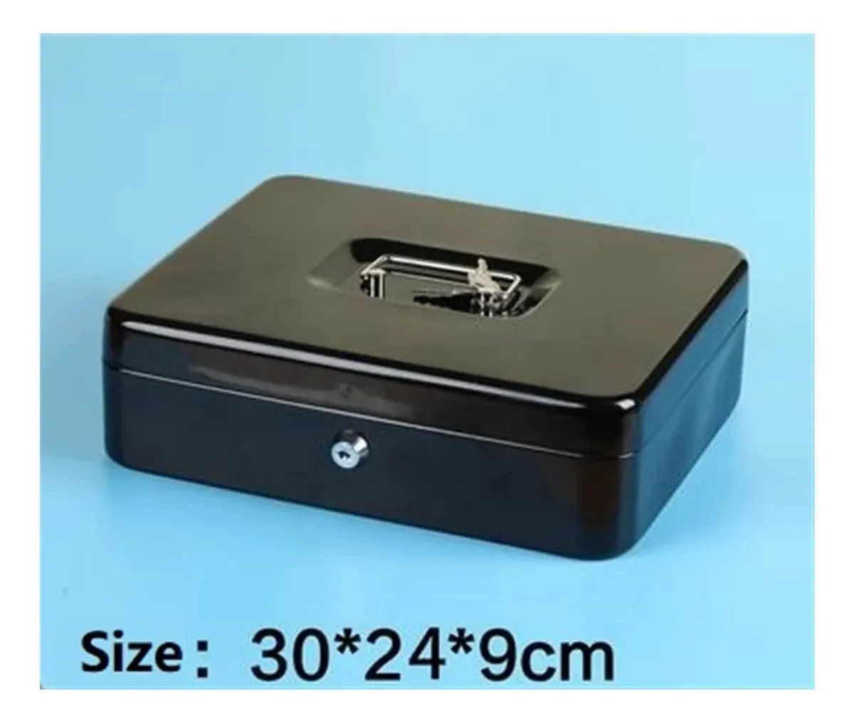 Cofre Attrex Steel com chave/senha, cofre com fechadura, conteúdo, cofrinho de papel, caixas de documentos, caixa de dinheiro para EUA e empresas