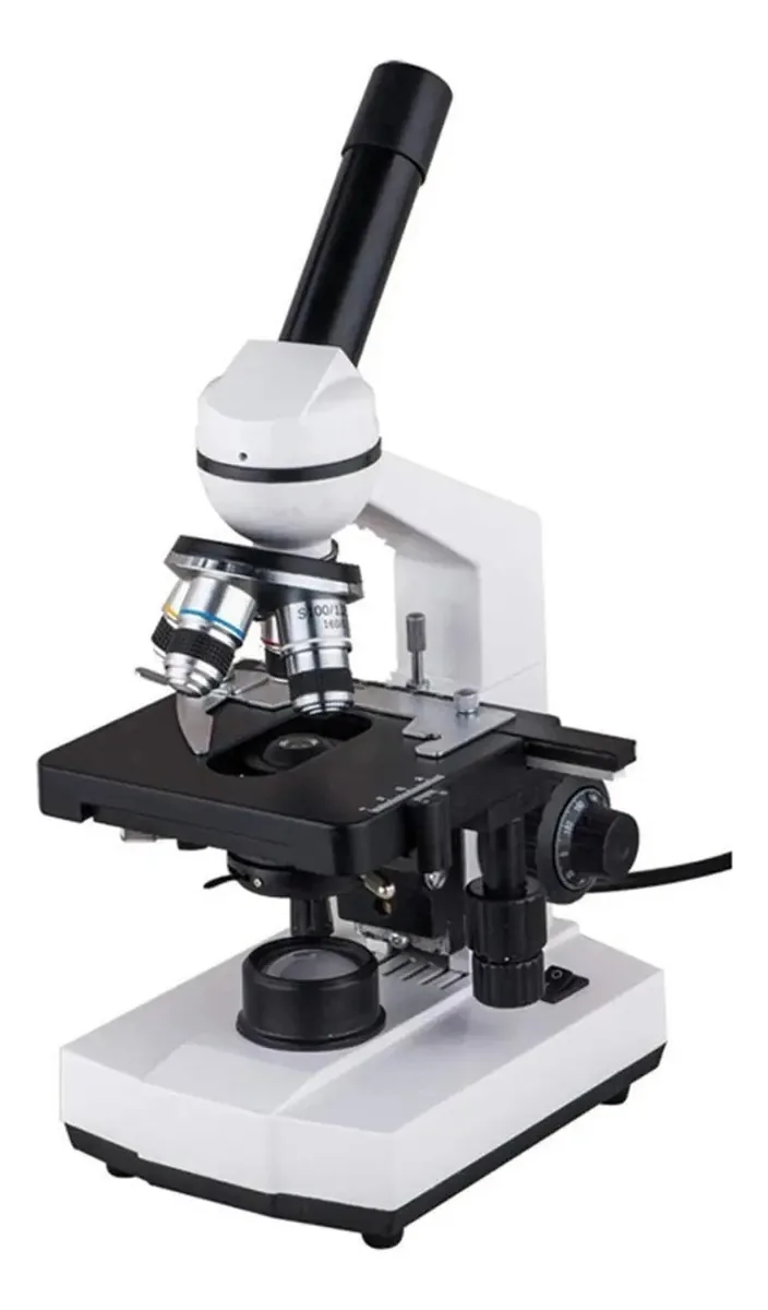 Microscópios para crianças e estudantes adultos Microscópio biológico, microscópio biológico monocular...