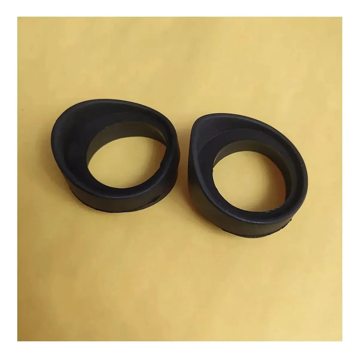 Oculares de borracha de 34 mm de diâmetro, para microscópio estéreo, pacote com 2