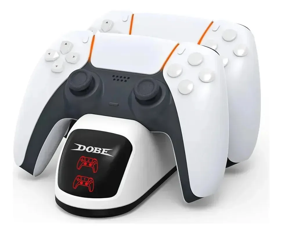 Carregador para controles de videogames Dobe TP5-0515X WHITE branco