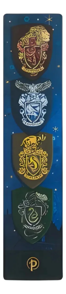 Marca Pagina Paperblanks Legends Of Hogwarts 4x18,5cm Azul