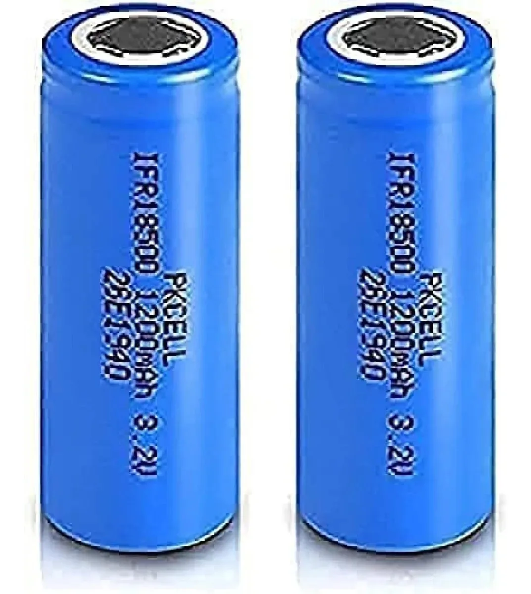 Baterias de fosfato de lítio Acsons Batteriesicr Ifr18500 1200 mAh 3 2 V Lifepo4 Superior, pacote com 2