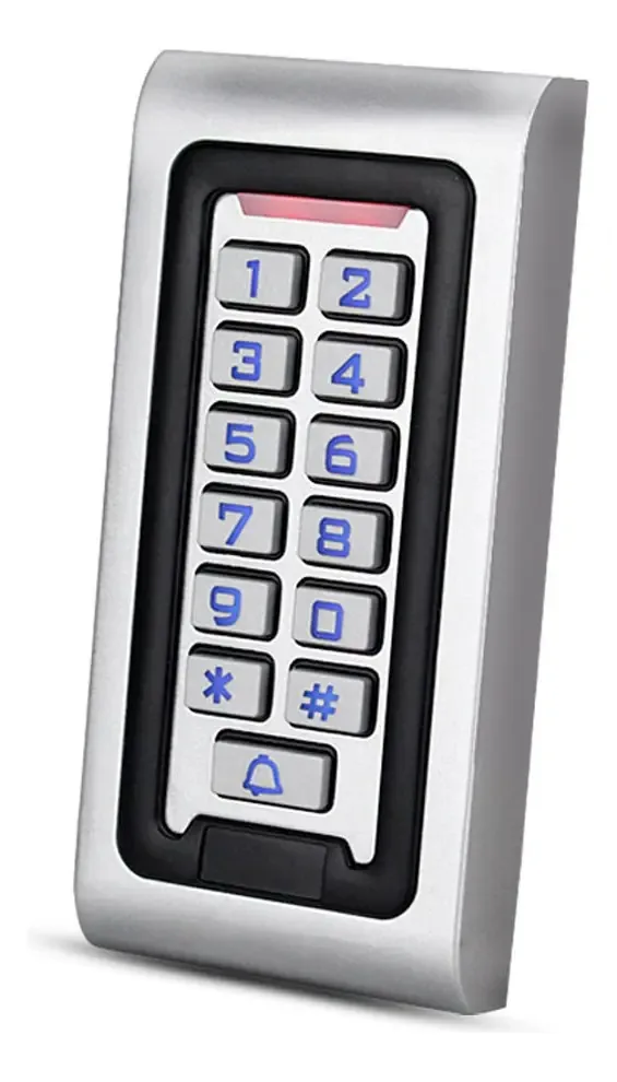 Controle de acesso RFID com teclado de metal