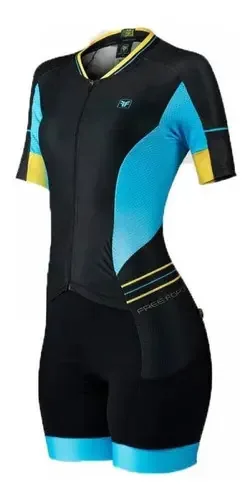 Macaquinho Ciclismo Feminino Free Force New Heaven