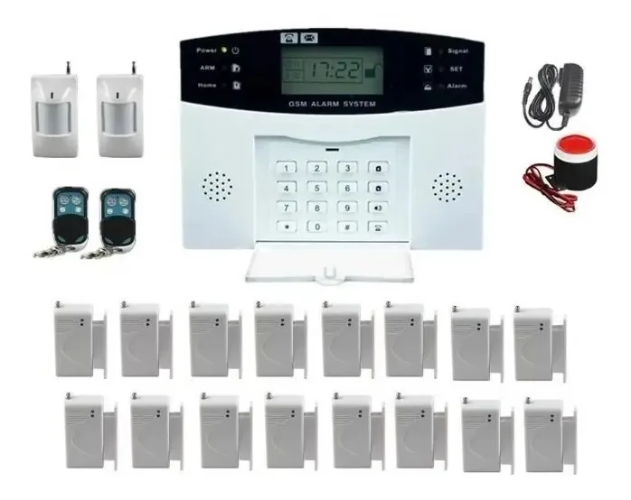 Alarme sem fio GSM 18 sensores