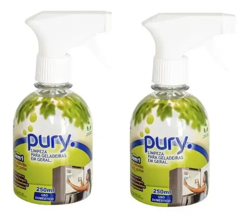 02 Air Pury Limpeza E Higienização Geladeira E Freezer 250ml