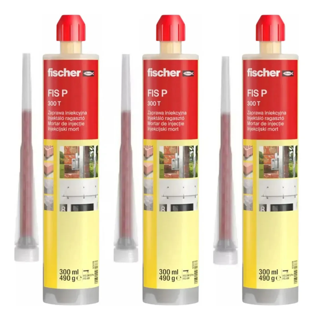 Chumbador Químico Fischer 300 mL para Alvenaria