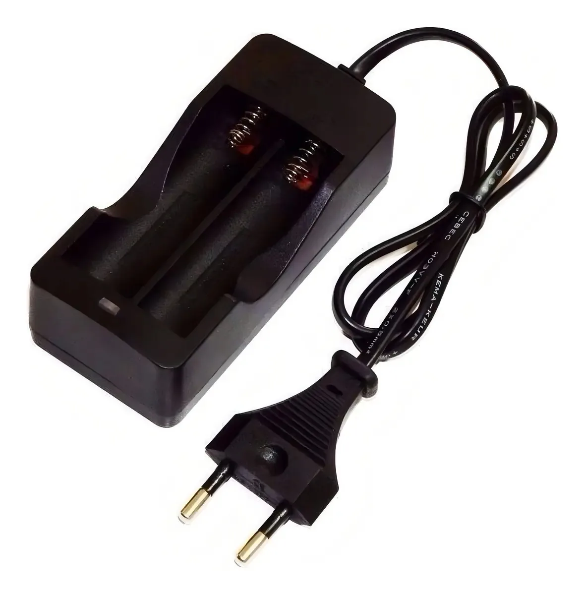 Carregador Duplo Eletronica Castro para Baterias Li-ion 18650