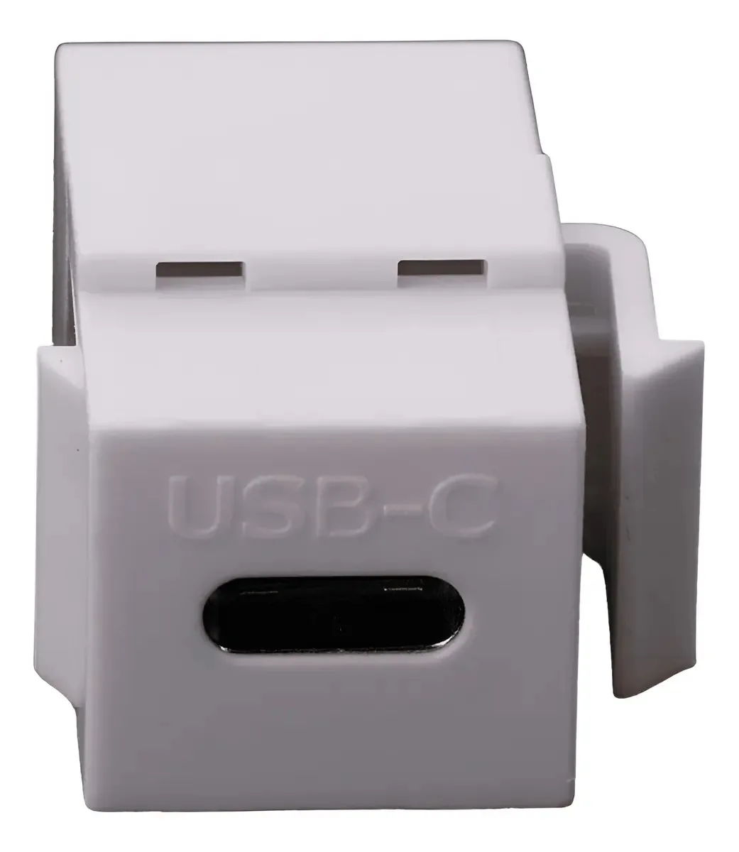 Conector Emenda Tomada Padrão Keystone Usb Tipo C 2.0