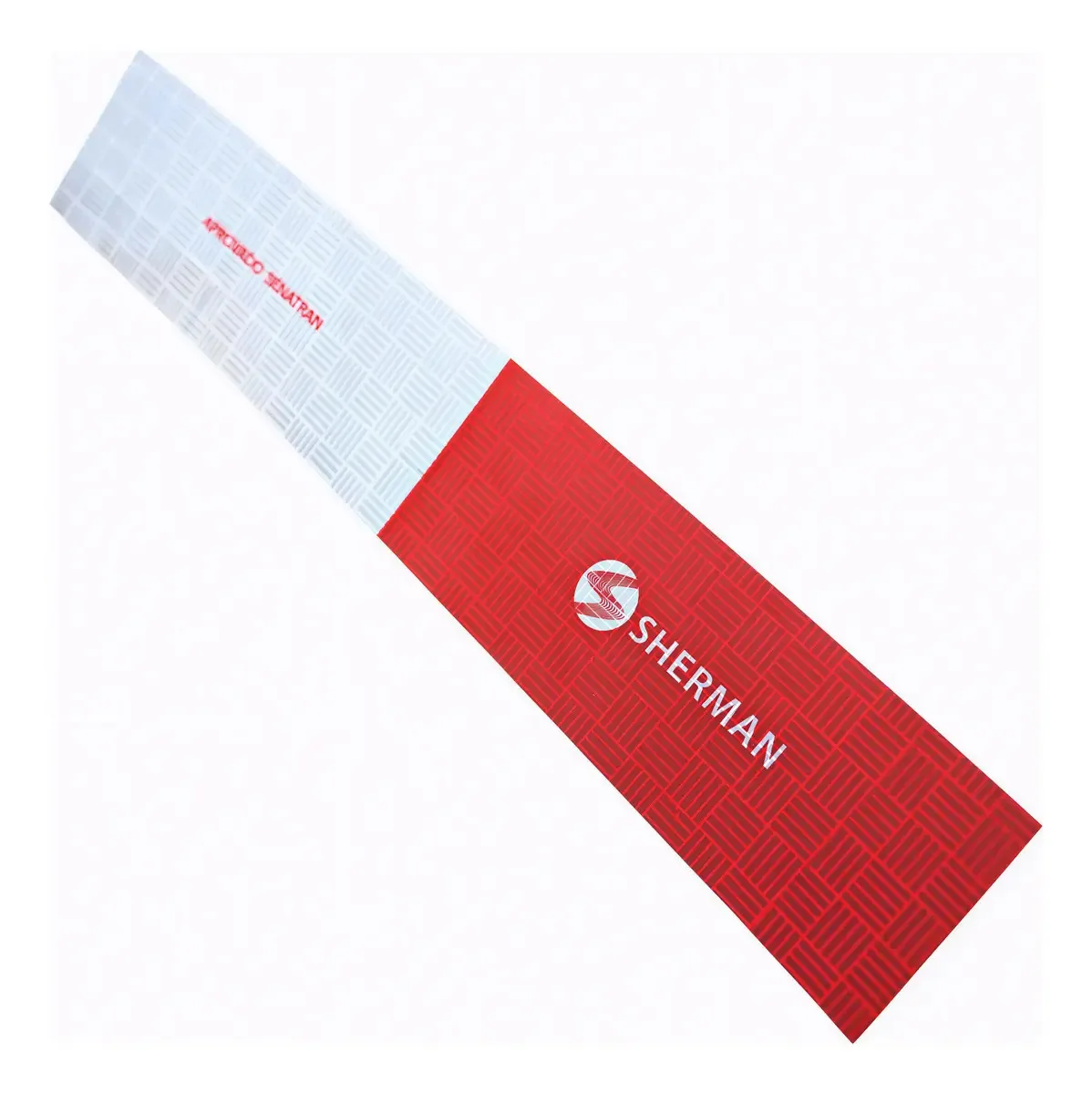 Faixa Refletiva Roja Prata 5cm 30cm Para Veículos Linha Pesada Sherman