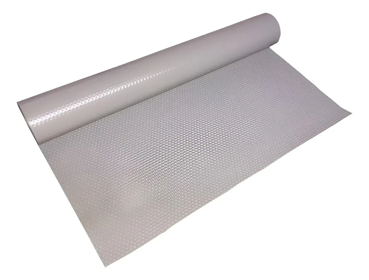 Tapete Aderente Renna Para Cozinha Prateleiras Cinza EVA 1.5mx50cm