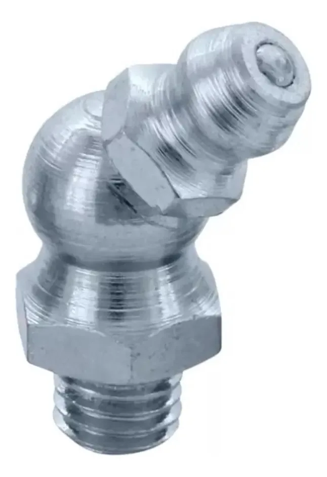 Graxeira De Aço Zincado 45° 10x1mm Fiontar