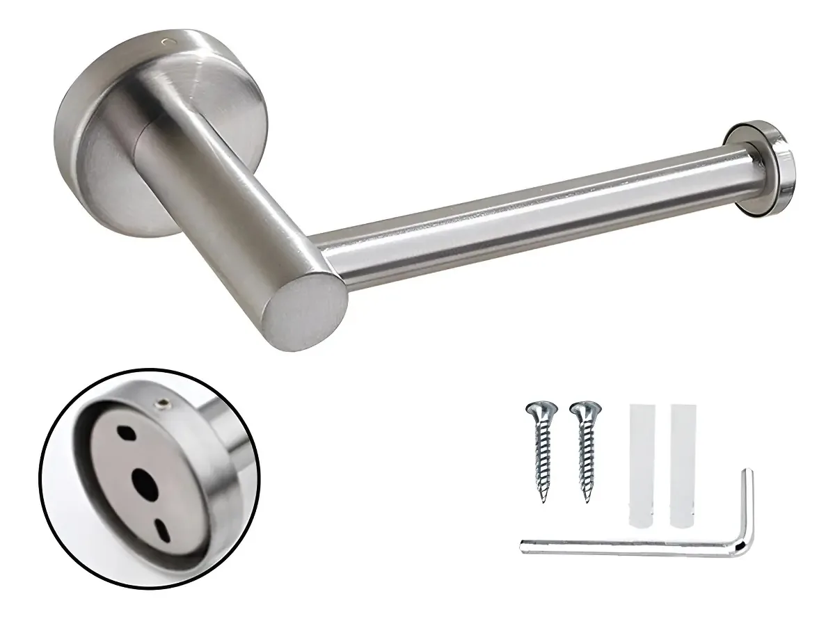 Porta Papel Higiênico Inox