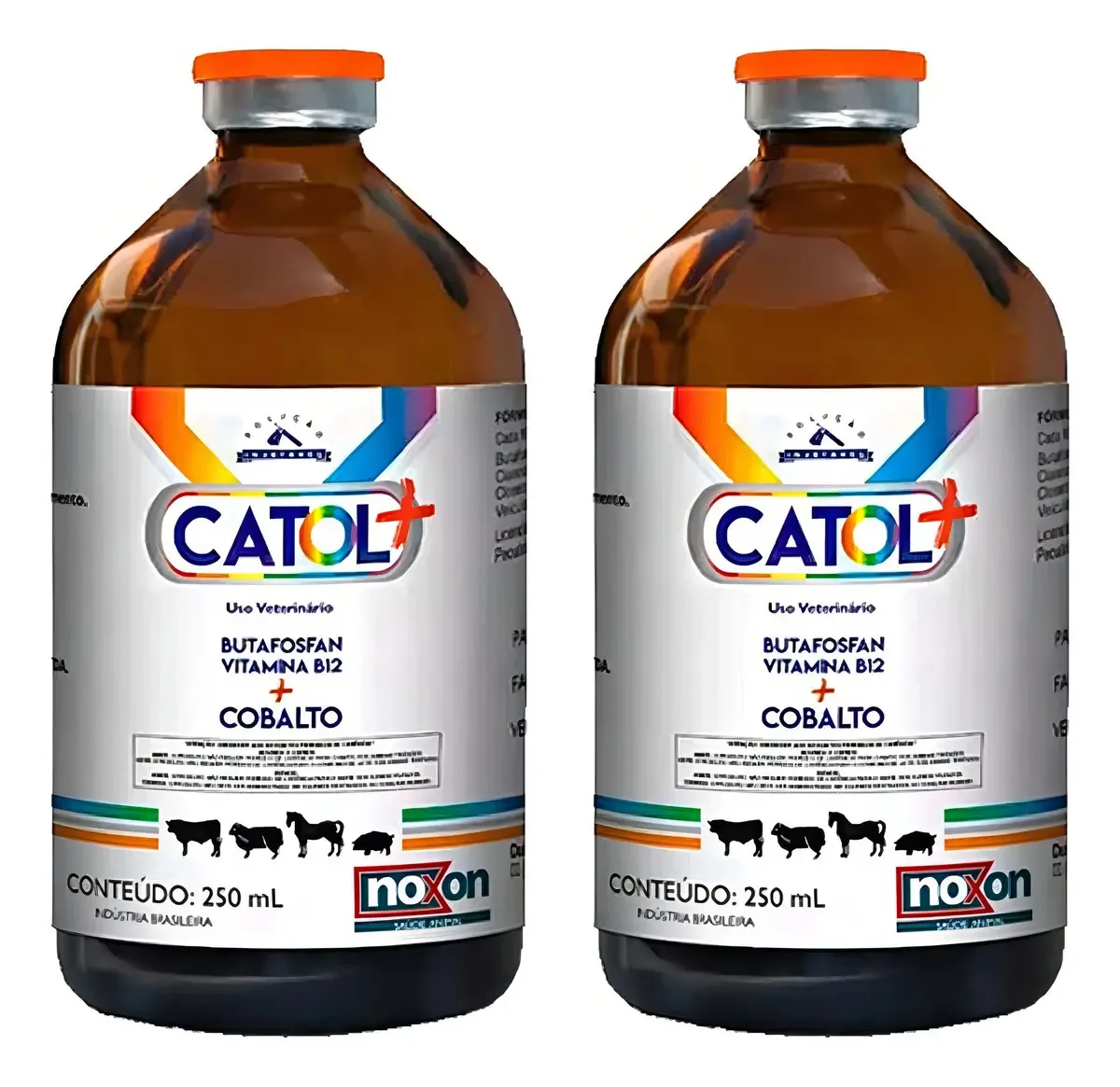 Catol+ Noxon Vitamina B12 Fósforo Cobalto 250ml Bovinos Ovinos Suínos Equinos